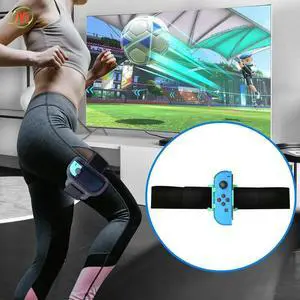 2pcs Leg Straps Game Handle Holder Belts Adjustable Feet Ring Tie Elastic for Nintendo Switch/OLED Controller