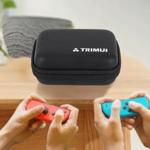Hard Carrying Case Tempered Glass Screen Protector Portable Bag Protection Bag for Trimui Brick Handheld Game Console