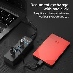 Universal USB Hub Docking Station PC Accessory Plug-and-Play (4 Port-120cm)