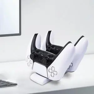 For PS5 Dual Fast Charger Non-slip Charging Station Controller Charger Station for 5 Controller Charger
