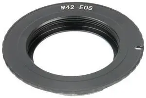 1 PC M42-EOS Adapter Ring AF Confirm M42 Mount Lens Adapter AF Confirm Manual Focus Accuracy for 100D 1000D 1100D