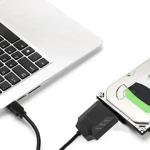 External Hard Drive Converter 12V External Hard Drive Adapter Kit for 2.5 3.5 in External HDD SSD Hard Disk
