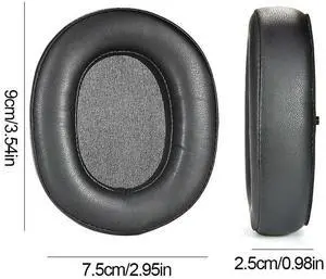 1 Pair Replacement Ear Pads Soft Memory Sponge Earpads Protein Leather Headphone Earpads Noise Isolation for COWIN SE7/SE7 PRO