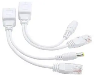Passive PoE Injector and PoE Splitter PoE Injector Splitter With RJ45 DC5.5x2.1mmConnector For Ethernet Power Over Passive PoE Injector and PoE Splitter PoE Injector Splitter With RJ45 DC5.5x2.1mmConnector For Ethernet Power Over