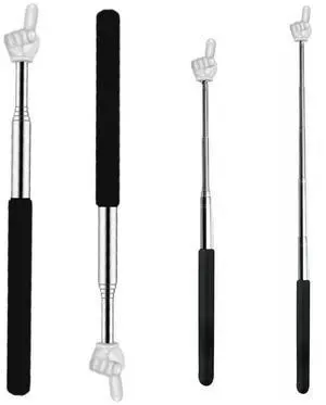 10Pcs Teacher Pointer Sticks Cute Telescopic Teachers Pointer Multi-Function Retractable Classroom Pointers Classroom Supplies