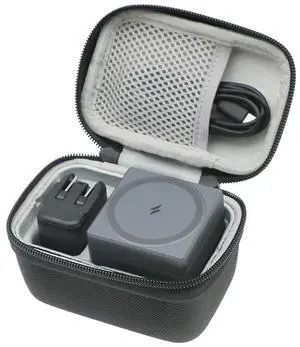 EVA Hard Carrying Case Bag Shockproof Portable Bag Anti-Drop Protective Hard Case for Anker 3 in 1 Cube MagSafe Charger