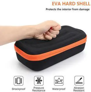 Wireless Microphone Case Anti-Scratch EVA Hard Shell Mic Case Hard Travel Case for JBL Wireless Two Microphone System AA