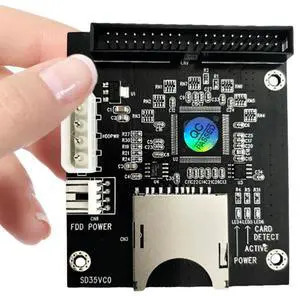 SD Memory Card To 3.5inch 40Pin Male IDE Adapter Card 40Pin IDE Hard Drive Adapter Converter Support for Dos Linux