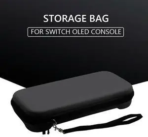 Carrying Case Fit Switch Console and Game Accessories Travel Portable Pouch EVA Hard Shell Case for Nintendo Switch OLED Model