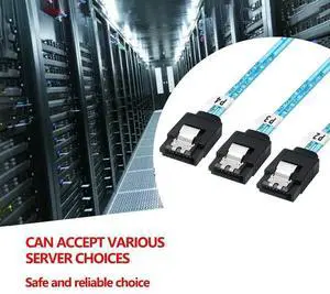 90 Degrees SATA 3.0 Mini SAS Cable Replacement Tinned Copper 6Gbps 4 SATA to 4 SATA 7 Pin SSD Data Cable