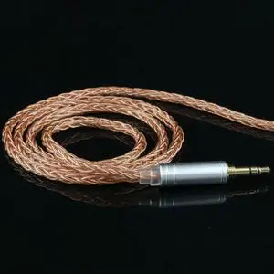 1.25m IEM Cable Silver Plated Earphone Cords 2 Pin 0.78mm Long Earbud Cord In Ear Monitor Cable for Audiophile Musician