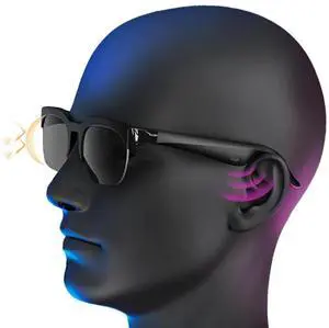 Glasses with AI Translator Hands-Free Music & Calls Audio Glasses Outdoor Sports Headphones for Men and Women