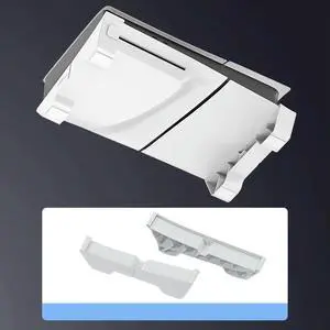 Horizontal Bracket Stand Anti-Slip Cooling Horizontal Base Dock Mount Holder for PS5 Slim Disc & Game Console