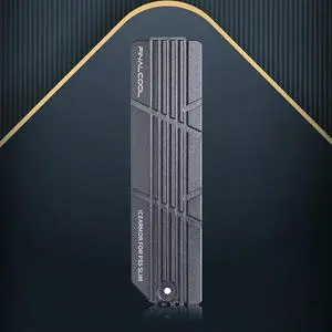 For PS5 Slim SSD Heatsink with Silicone Pads SSD Heatsink Gasket Cooling Accessories Kit for 2280 M.2 NVMe SSD