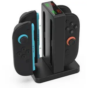Controller Charger 4 in 1 Magnetic Controller Charger Stand Station Magnetic Charger Station for Nintendo Switch2