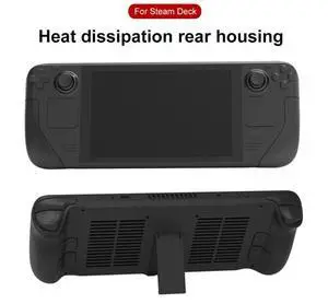 Plastic Rear Cover with Screwdriver Screws Portable Cooling Protective Cover with Support Replacement Accessories for Steam Deck