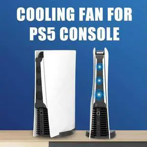 Console Vertical Stand Game Controller Cooling Fan Mount Bracket Gamepad Controller Clip Stand for Play Station PS 5