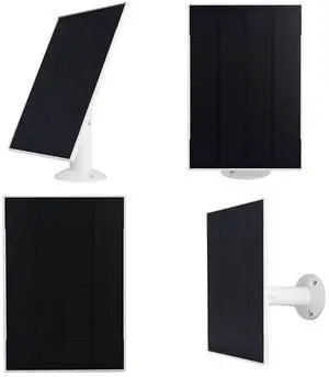 3W 6V Solar Charger Adjustable Wall Mount Solar Panel Charger 9.8Ft Charging Cable for Ring Video Doorbell 4/3/3 Plus/2 Camera
