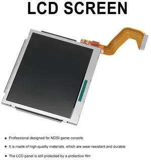 Top LCD Display Screen Lightweight LCD Upper Screen Easy Installation Controller LCD Screen Replacement Parts for NDSI