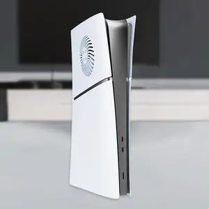 Replacement Shell with Cooling Vents Protective Shell Cover Anti-Scratch Premium ABS Replacement Shell for PS5 Slim
