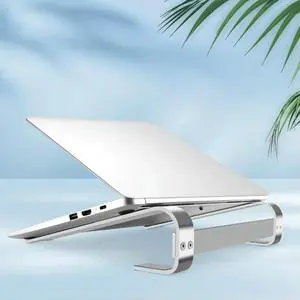 Desk Laptop Stand Aluminum Alloy Cooling Stand Ergonomic Ventilated Support Portable Holder for 10-18inch Laptop
