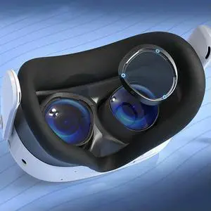 For Quest 3S Anti-Blue Light Lenses Anti-fogging Anti-Scratch Ring Lenses Optical Lenses for Quest 3S VR Glasses