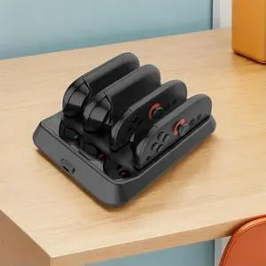 Charging Dock 4 in 1 Magnetic Controller Charger Stand Station Magnetic Charger Station for Nintendo Switch2 Accessories