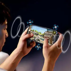 Mobile Gaming Controller with Cooling Fan Type-C Phone Controller Joystick Mobile Joystick Controller for Android iOS Switch PC