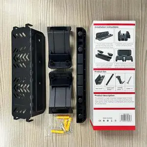 l Wall Bracket with 8 Game Card Holders and Controller Hooks Console Holder Stand for Nintendo Switch2 Accessories