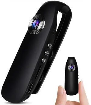 Mini Camera 1080P Full HD Cycling Video Recorder Motion Activate Mini Camcorder Loop Recording Portable Law Enforcement Recorder