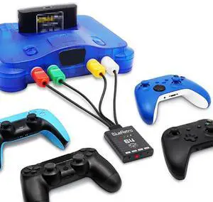 Controller Adapter Bluetooth-compatible Multiplayer Wireless Controller Adapter Wireless Controller Adapter for N64 Console