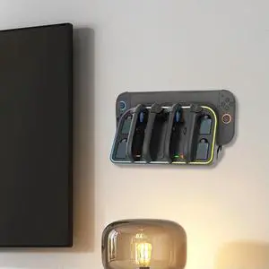 Wall Mount Charging Dock Station for Switch 2 for Joycon Controller Charger Dock 7 Modes RGB Light Charges Up To 4 Controllers Wall Mount Charging Dock Station for Switch 2 for Joycon Controller Charger Dock 7 Modes RGB Light Charges Up To 4 Controllers