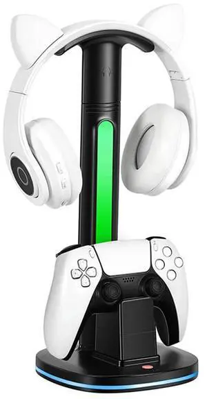 Controller Charger Headset Display Holder Game Handle Charger Base 5V 2.4A Controller Docking Station Type-C Charging Cable