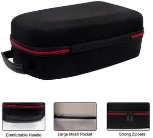 EVA Travel Bag Shockproof VR Headset Controller Bag with Len Protective Cover for Quest 3 Accessories