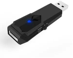 USB Gamepad Converter Bluetooth-Compatible/Wired Wireless Converter Wireless Controller Converter for PS4/PS3/Switch/PC