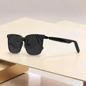 AI Translate Eyeglasses BT 5.4 Call Portable Music Play Glasses Noise Canceling Wireless Sports Sun Glasses for Men Women