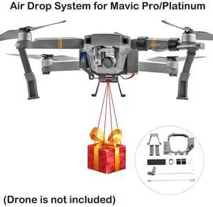 Air Drop/Throw System for Mavic Pro Platinum Drone Remote Dropping Gift Deliver Life Saver Fishing Bait Ring Sender Kits