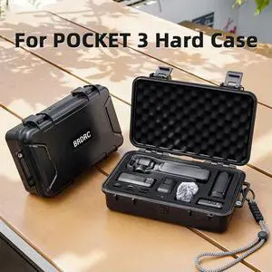 For Osmo Pocket 3 Hard Carrying Case Hand-held Case Explosion-proof Waterproof Carrying Bag for Pocket 3 Camera Accessories