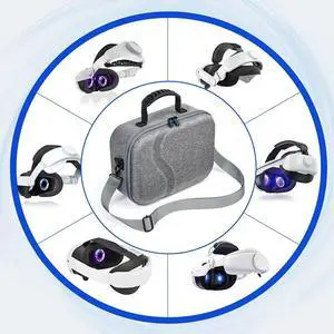 Hard Carrying Case Portable Protection Fashion Hard Travel Case Expandable Capacity Hard Protect Carrying Case For Quest 3