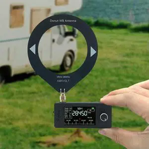 SI4732 0.5-108mhz Portable Radio 1.9inch IPS Screen Pocket Mini Radio with Ring Antenna FM/AM Radio All Band Radio Receiver