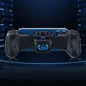 2 in 1 Wireless Mobile Gaming Controller Type C Cooling Cell Phone Gamepad Joystick Dual Joystick for /Android Phone