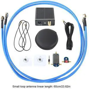 Active Small Magnetic Loop Antenna Wideband 50K-500MHz Portable Magnetic Loop Antenna HF AM FM VHF UHF SDR Receiver Radio