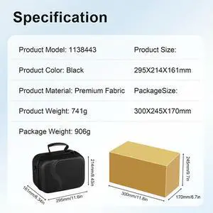 Carrying Case for Quest 3 for BOBOVR M3 PRO Elite Strap Protective Bag Bag for Travel and Home