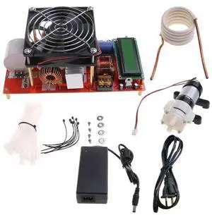 Induction Heating Module DC48-53V 48A 2000W ZVS Induction Heating Module Heater with Copper Pipe Water Pump