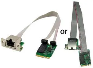 M.2 A+E 2.5G Ethernet Adapter 2.5G/1G/100M Multi-Gigabit M.2 Networks Card 8125B