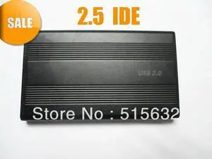 USB 2.0 2.5" Hard Drive IDE HDD Ext Enclosure Case USB Cable & screws kit