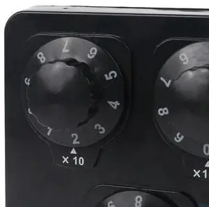 Decade Resistance Box 0-9999.9 5-Gear Adjustable Resistor Substitution Box