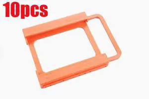 10PCS 2.5" HDD SSD TO 3.5" Mounting Adapter Bracket Dock Fr SSD Holder ATX Drive