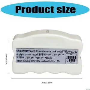 Maintenance Box Chip Resetter T6710 Reset Tool For WF-3640 WF-3620 Printer