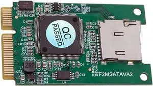 JoniSerl MSATA 30x50mm to Micro SD T-Flash TF Card Reader Adapter Converter Embedded for Industrial Mobile SSD